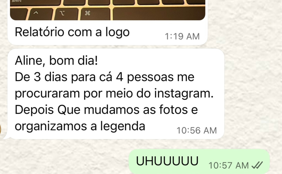 Depoimento de cliente