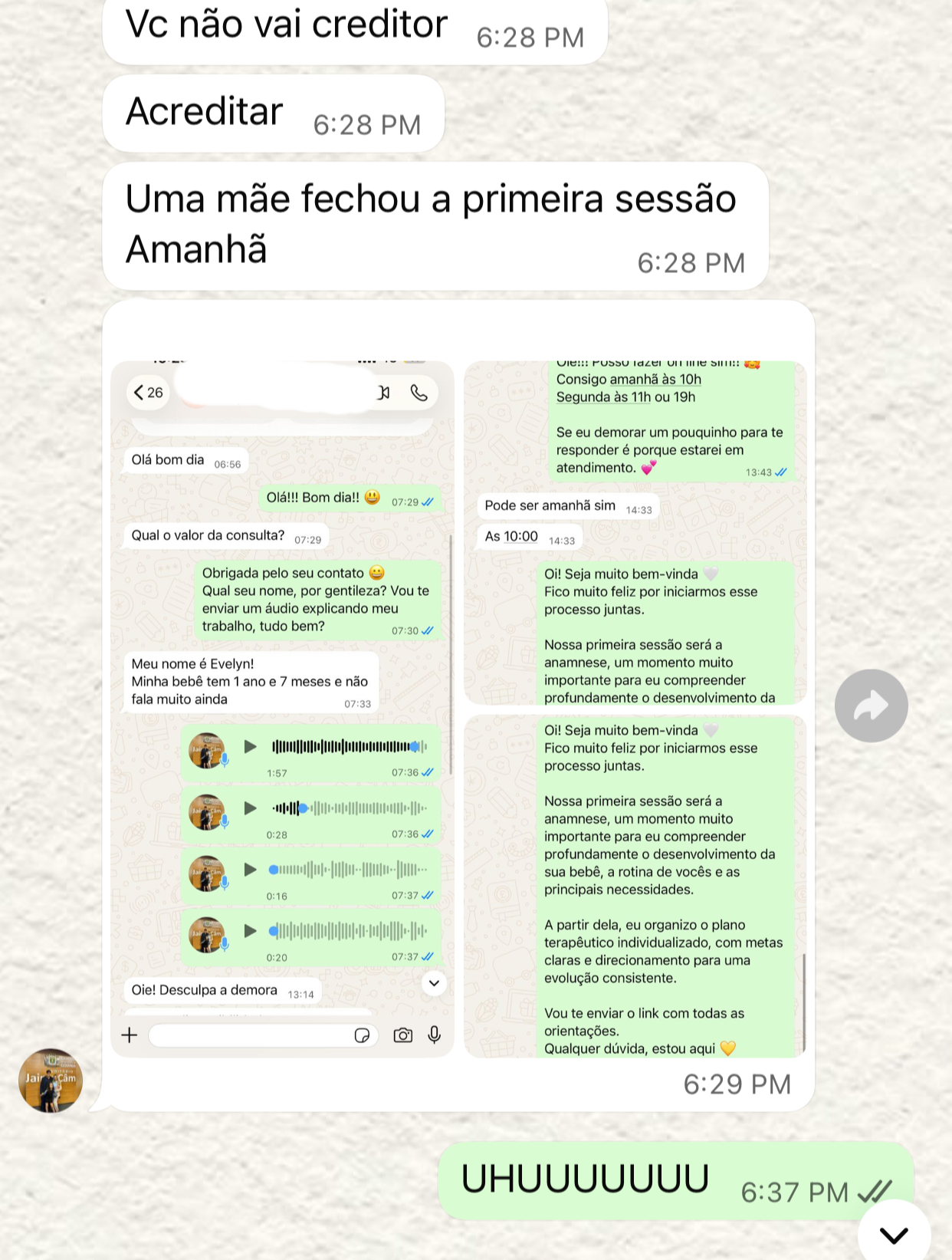 Depoimento de cliente